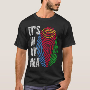ES IST IN MEINER DNA Eritrea Fahne Männer Frauen K T-Shirt