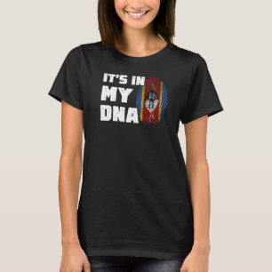 Es ist in meiner DNA Eswatini-Flagge Fingerabdruck T-Shirt