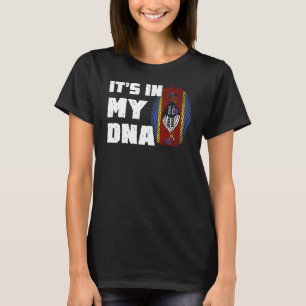 Es ist in meiner DNA Eswatini-Flagge Fingerabdruck T-Shirt