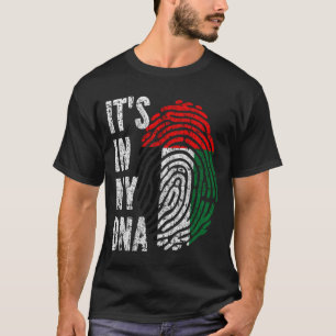 ES IST IN MEINER DNA Fahne der Vereinigten Arabisc T-Shirt