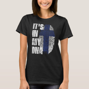 Es ist in meiner DNA-Finnland-Flagge Finnisch T-Shirt