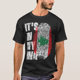 ES IST IN MEINER DNA, Flag Jungs Mädchen Geschenk T-Shirt