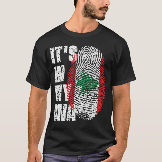 ES IST IN MEINER DNA, Flag Jungs Mädchen Geschenk  T-Shirt (Vorderseite)