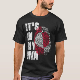 ES IST IN MEINER DNA-Flagge Grönlands T-Shirt