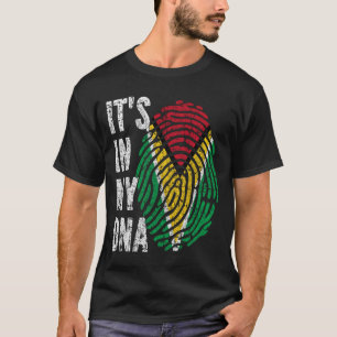 ES IST IN MEINER DNA-Flagge Guyana Männer Frauen K T-Shirt