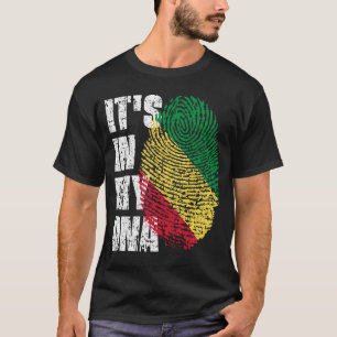 ES IST IN MEINER DNA-Flagge Republik Kongo T-Shirt
