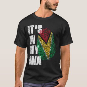 ES IST IN MEINER DNA-Flagge von Guyana T-Shirt