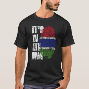 Es ist in meiner DNA-Gambia-Flagge Gambian T-Shirt