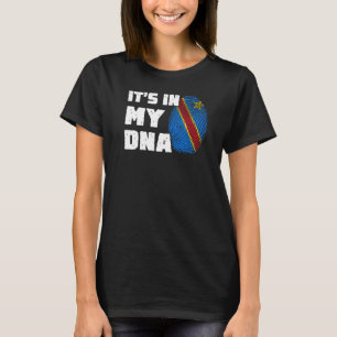 Es ist in meiner DNA Gr Kongo Flag Fingerabdruck M T-Shirt