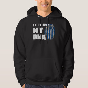 Es ist in meiner DNA Griechenland Flag Fingerprint Hoodie