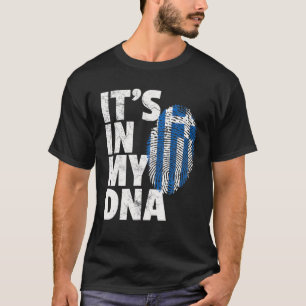 ES IST IN MEINER DNA GRIECHISCHE Flagge Offizielle T-Shirt