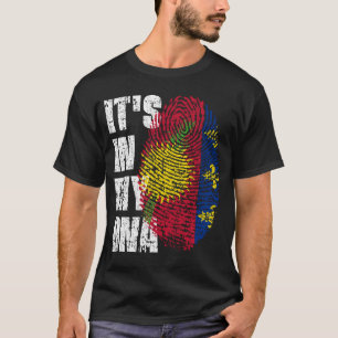ES IST IN MEINER DNA, Guadeloupe Flag Boy Girl Gif T-Shirt