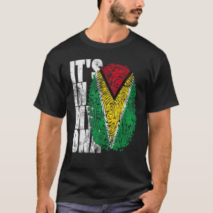 Es ist in meiner DNA Guyana Grafik für Männer Frau T-Shirt