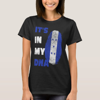 ES IST IN MEINER DNA HONDURAS PRIDE FINGERPRINT HO T-Shirt