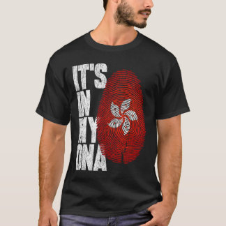 Es ist in meiner DNA, Hongkong-Stolz-Flagge T-Shirt