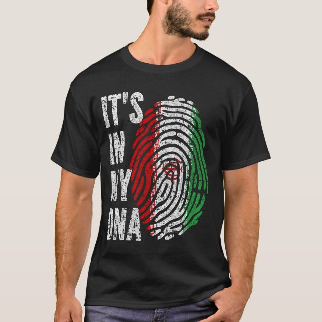 ES IST IN MEINER DNA Iran Fahne Männer Frauen Kind T-Shirt (Vorderseite)
