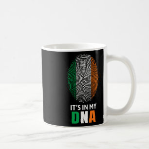 Es Ist In Meiner Dna Irland Irische Flagge Geschen Kaffeetasse