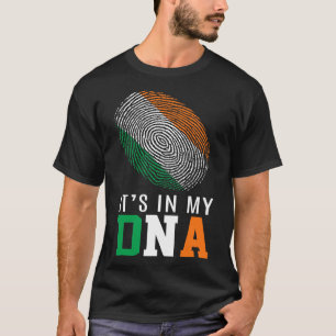 Es Ist In Meiner Dna Irland Irische Flagge Geschen T-Shirt