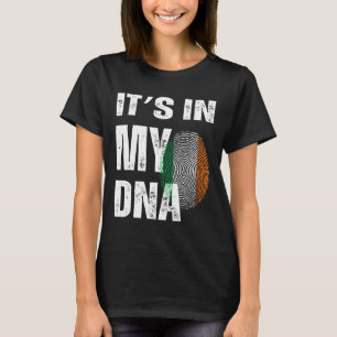 Es Ist In Meiner Dna Irland Irische Flagge Geschen T-Shirt