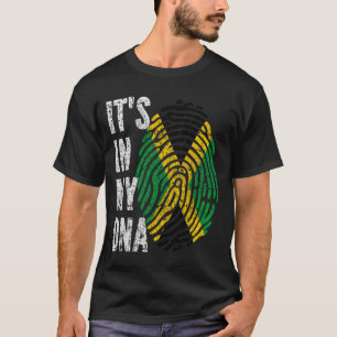 ES IST IN MEINER DNA Jamaika Fahne Männer Frauen K T-Shirt