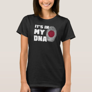 Es ist in meiner DNA Japan-Flagge Fingerabdruck Mä T-Shirt