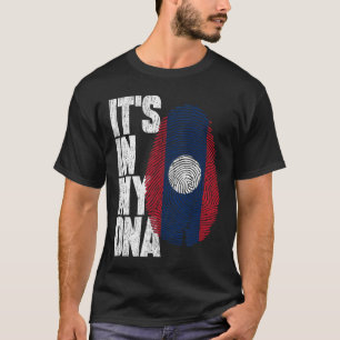 Es ist in meiner DNA Lao Shirt Proud Gift Laos Fla