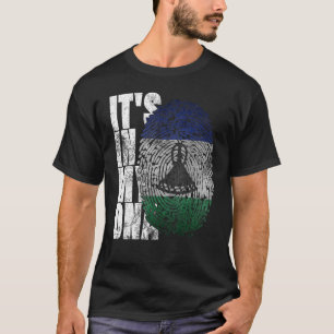 Es ist in meiner DNA Lesotho Grafik für Männer Fra T-Shirt