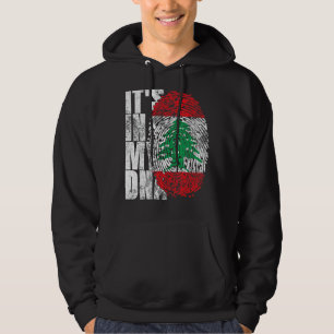 Es ist in meiner DNA-Libanon Grafik für Männer Leb Hoodie