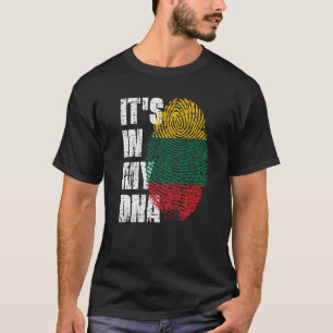 Es Ist In Meiner Dna Litauen-Flagge Litauisch T-Shirt