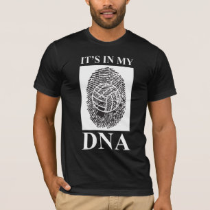 Es ist in meiner DNA - lustiges Volleyball T-Shirt