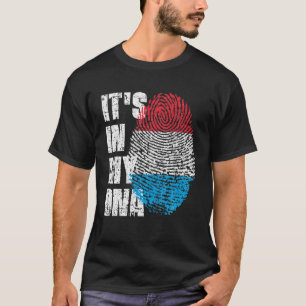 Es ist in meiner DNA Luxemburger Flagge Luxemburgi T-Shirt