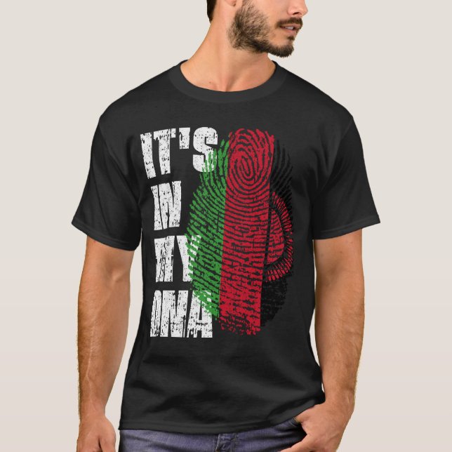 ES IST IN MEINER DNA Malawi Flag Malawian T-Shirt (Vorderseite)
