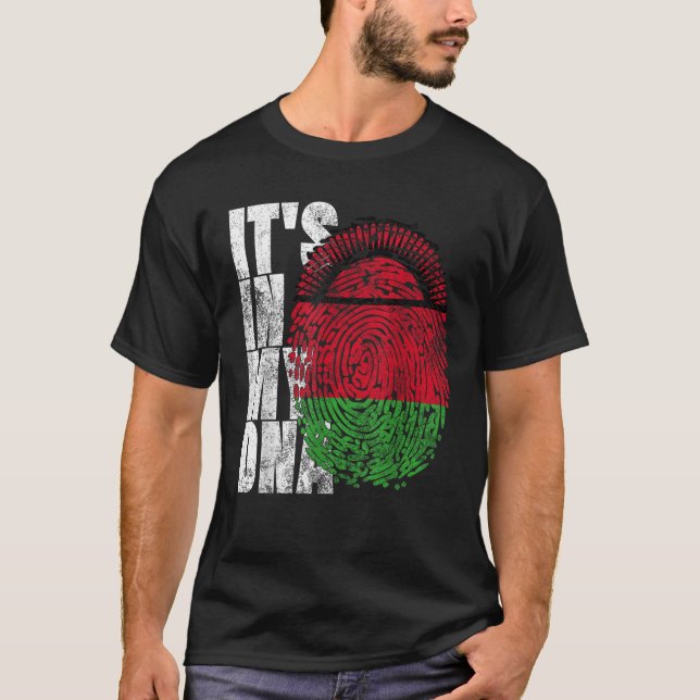 Es ist in meiner DNA Malawian Geschenk afrikanisch T-Shirt (Vorderseite)