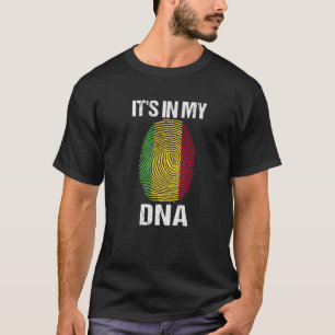 Es ist in meiner DNA Mali Flag malische Geschenke T-Shirt