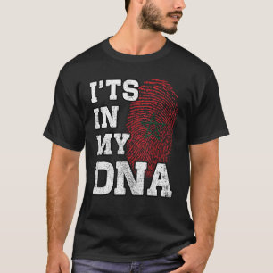 Es ist in meiner DNA marokkanische Fingerabdruck s T-Shirt
