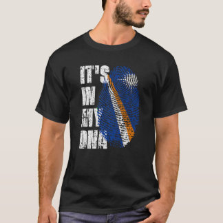 Es ist in meiner Dna Marshall Islands Flag Marshal T-Shirt