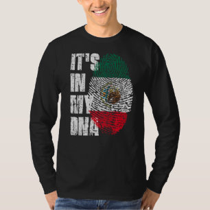 Es ist in meiner DNA-Mexiko-Flagge mexikanisch T-Shirt