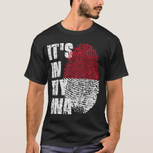 ES IST IN MEINER DNA Monaco Flag Boy Girl Geschenk T-Shirt