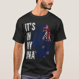 ES IST IN MEINER DNA Neuseeländische Fahne Männer T-Shirt