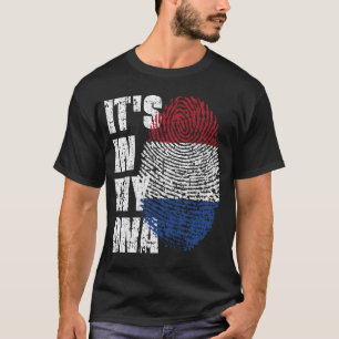 ES IST IN MEINER DNA NIEDERLANDE Flag Junge Mädche T-Shirt
