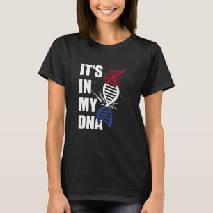 Es ist in meiner DNA Niederländische Flagge DNA Ni T-Shirt
