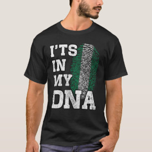 Es ist in meiner DNA Nigerian Fingerprint Proud Ni T-Shirt