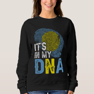 Es ist in meiner Dna Palau Flag Fingerprint Patrio Sweatshirt
