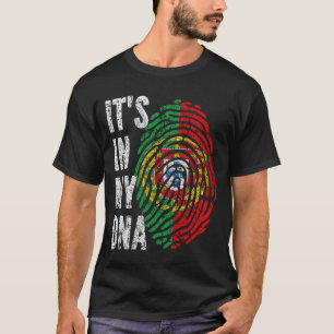 ES IST IN MEINER DNA Portugal Fahne Männer Frauen T-Shirt
