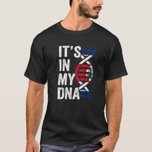 Es ist in meiner DNA Proud Costa Rica Roots - Hisp T-Shirt