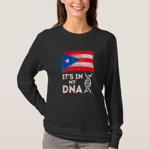 Es ist in meiner DNA  Puerto Rico-Flagge Puerto-ri T-Shirt