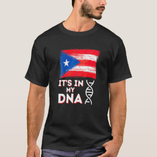 Es ist in meiner DNA  Puerto Rico-Flagge Puerto-ri T-Shirt