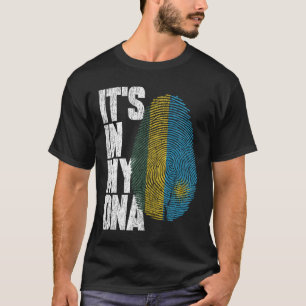Es ist in meiner DNA Ruandischer Stolz Ruanda-Flag T-Shirt