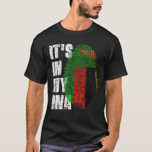 Es ist in meiner DNA-Sambia-Flagge sambisch T-Shirt