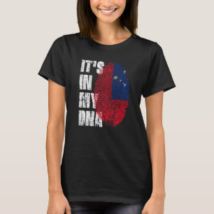 Es ist in meiner DNA-Samoa-Flagge Samoans T-Shirt